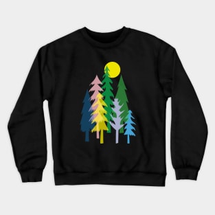 Night Trees Crewneck Sweatshirt